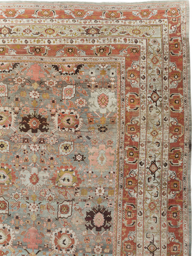 Antique Persian Bidjar Carpet, No.21437 - Staging