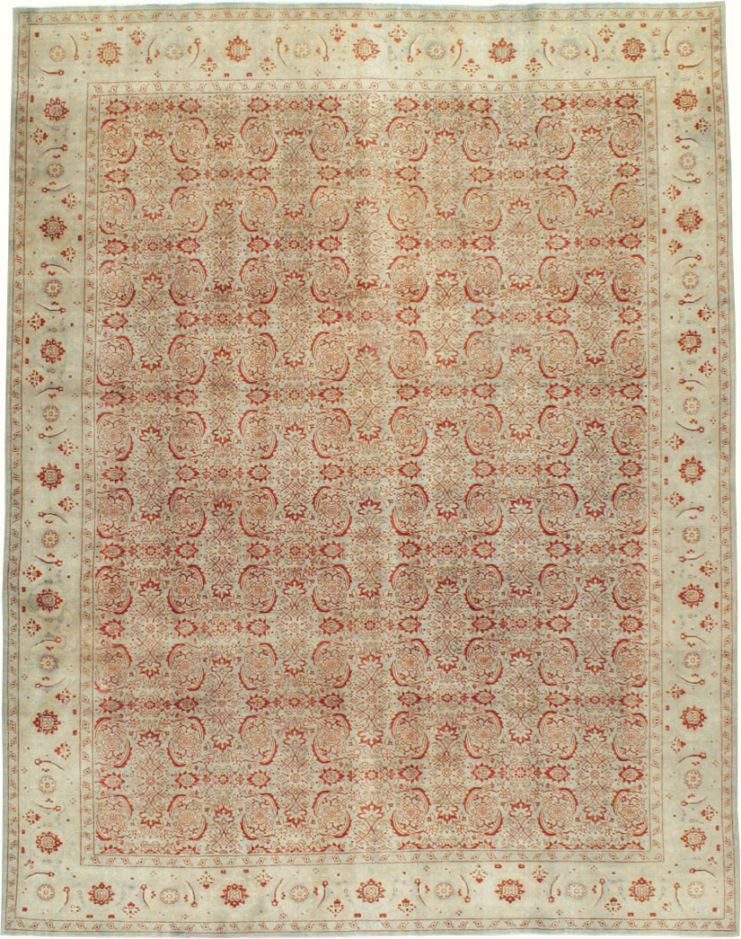 Antique Tabriz Carpet, No.21441 - Staging