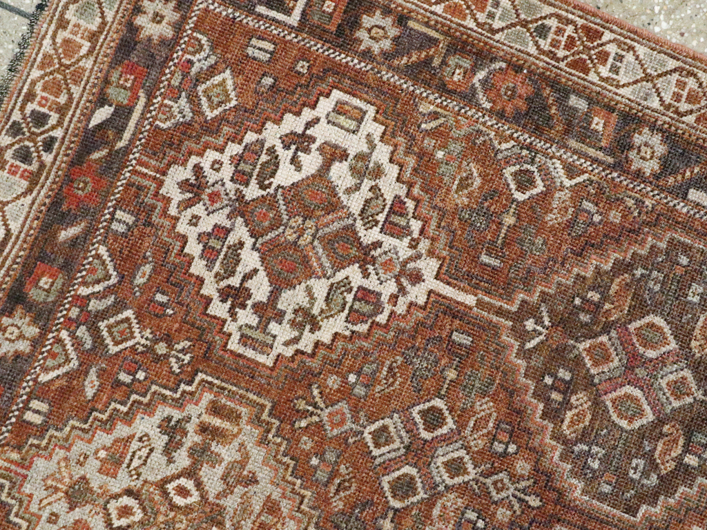 Antique Afshar Rug, No.21443 - Staging