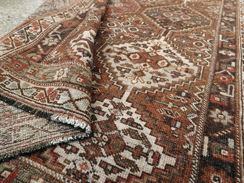 Antique Afshar Rug, No.21443 - Staging