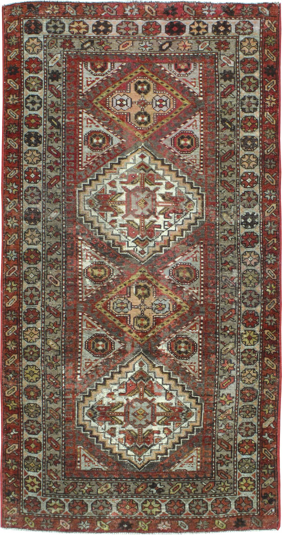 Antique Persian Malayer Rug, No.21449 - Staging