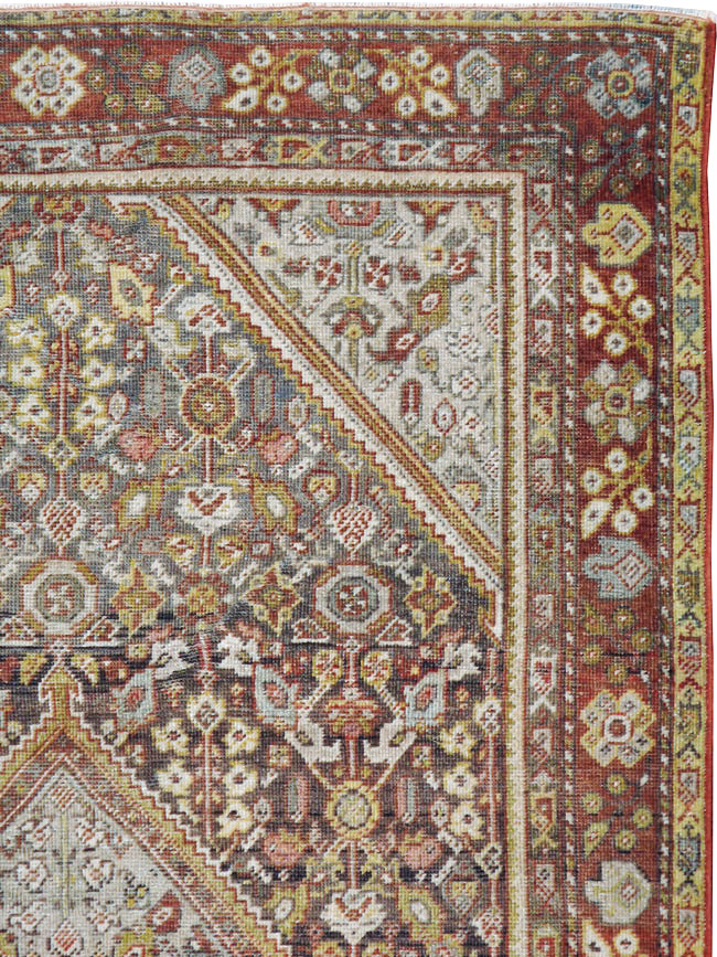 Antique Mahal Rug, No.21450 - Staging