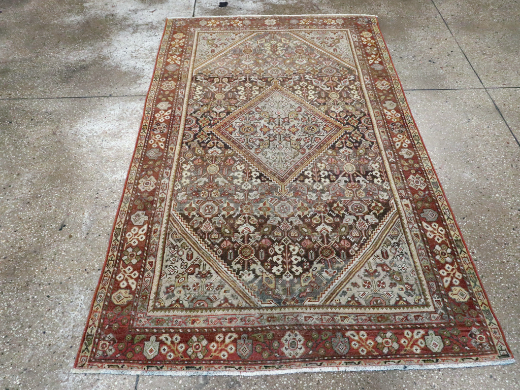Antique Mahal Rug, No.21450 - Staging