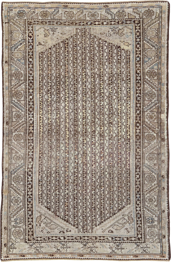 Antique Persian Kurdish Rug, No.21451 - Staging