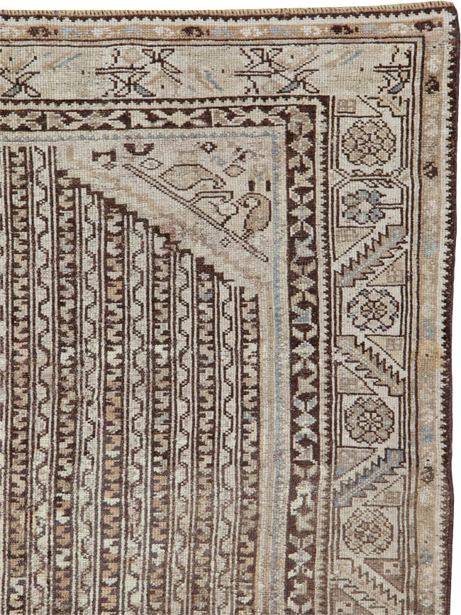 Antique Persian Kurdish Rug, No.21451 - Staging