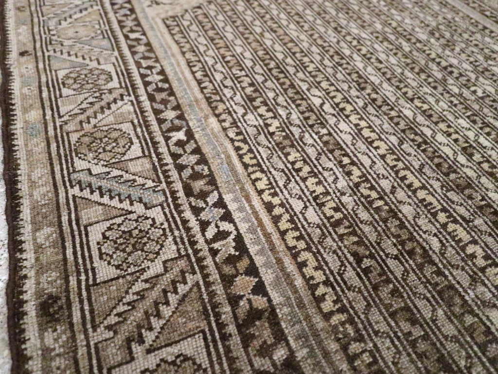 Antique Persian Kurdish Rug, No.21451 - Staging