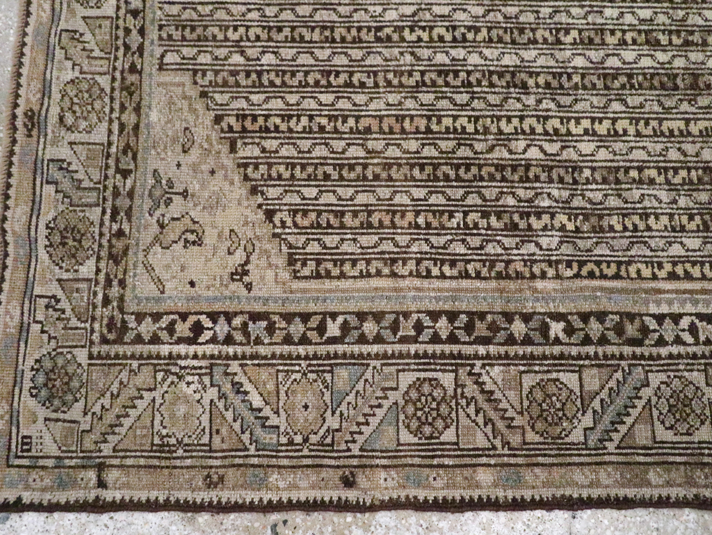 Antique Persian Kurdish Rug, No.21451 - Staging