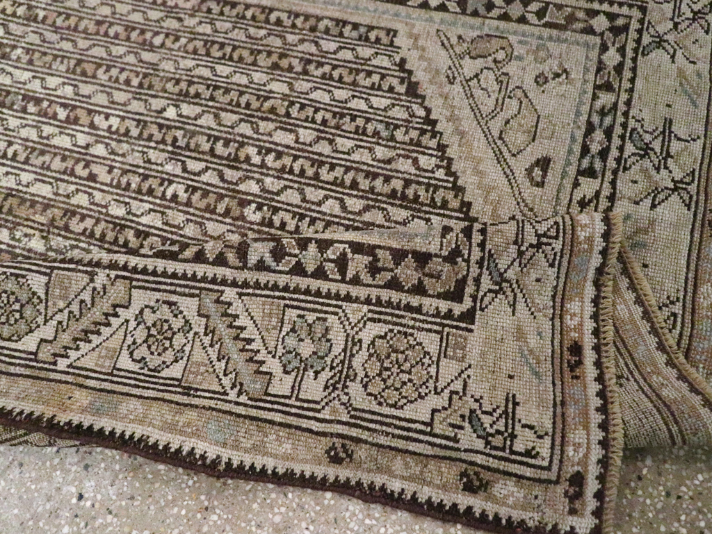 Antique Persian Kurdish Rug, No.21451 - Staging