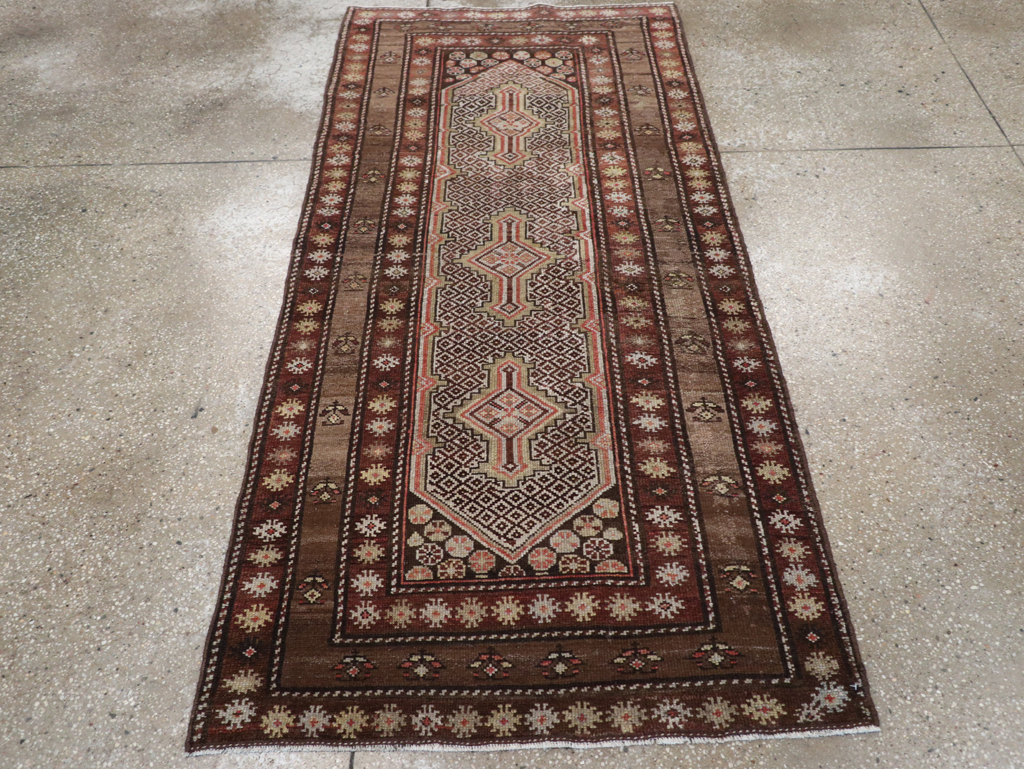 Antique Persian Kurdish Rug, No.21454 - Staging