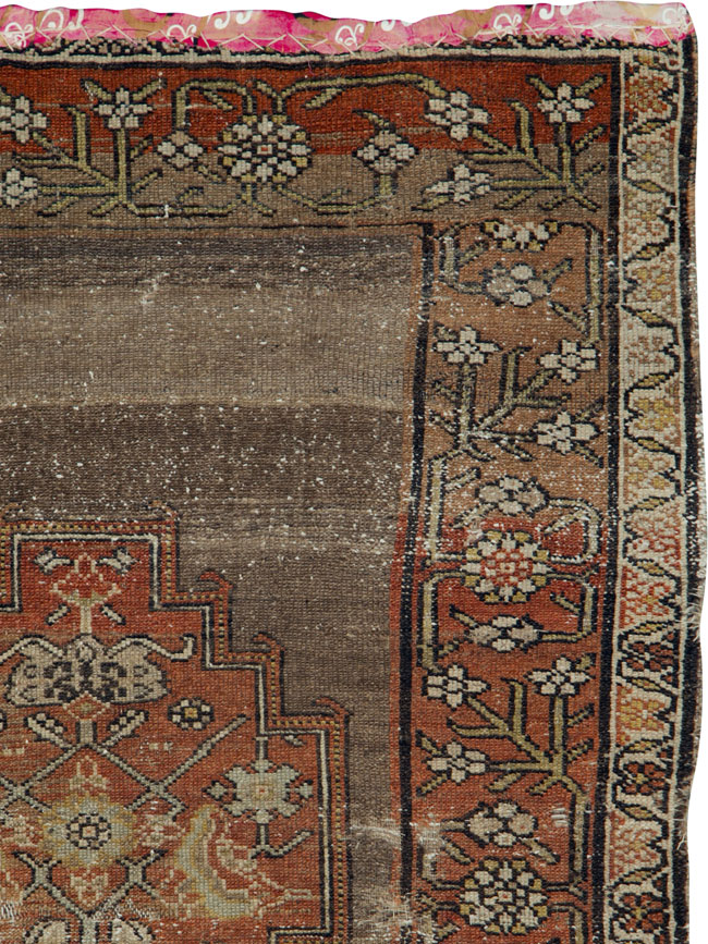 Antique Persian Kurd Rug, No.21458 - Staging