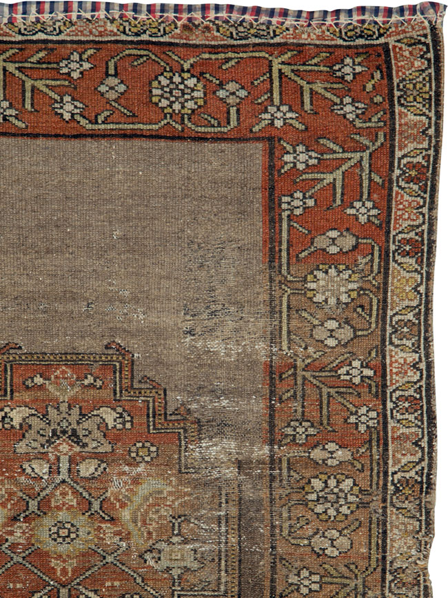 Antique Persian Kurd Rug, No.21458 - Staging