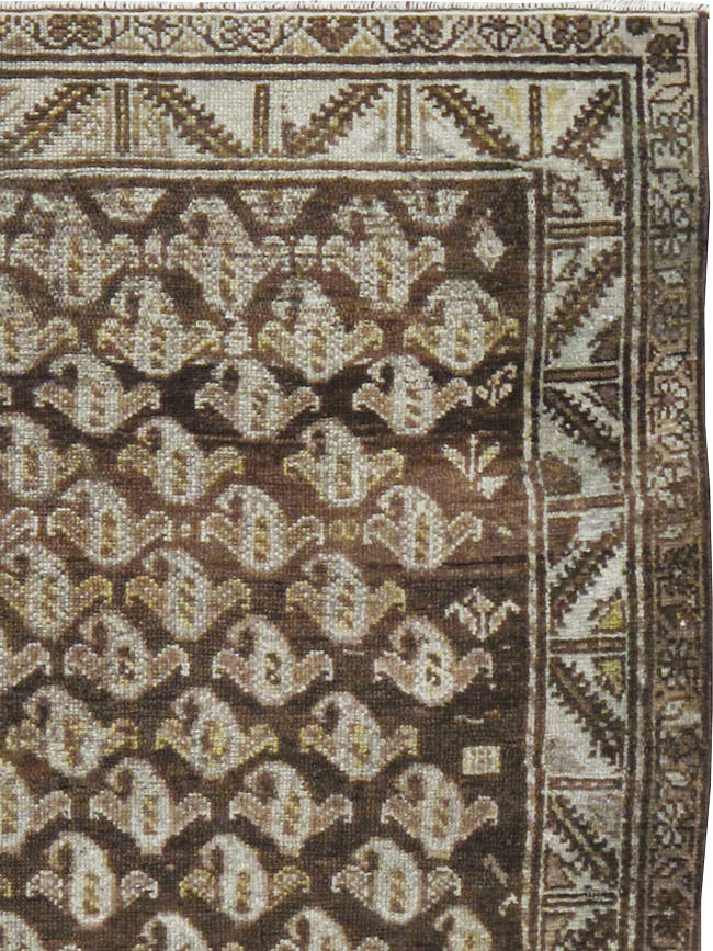 Antique Persian Kurdish Rug, No.21466 - Staging