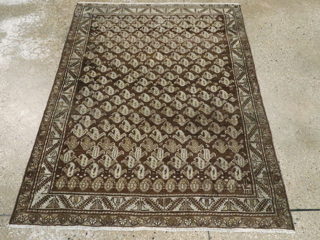 Antique Persian Kurdish Rug, No.21466 - Staging