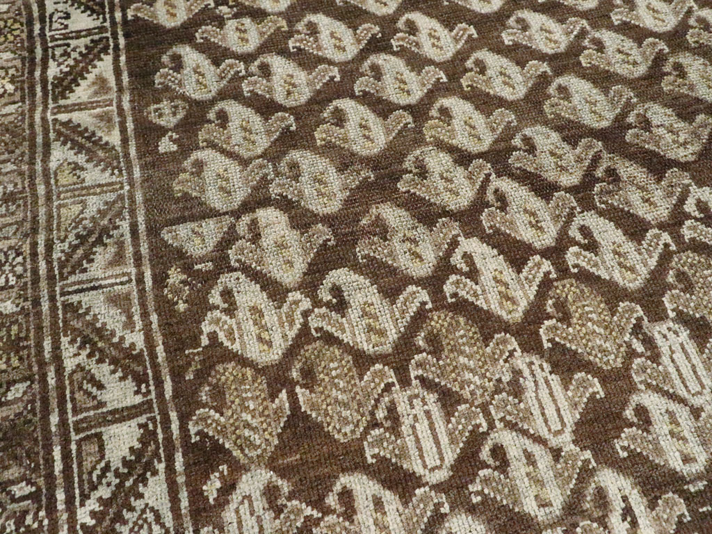 Antique Persian Kurdish Rug, No.21466 - Staging