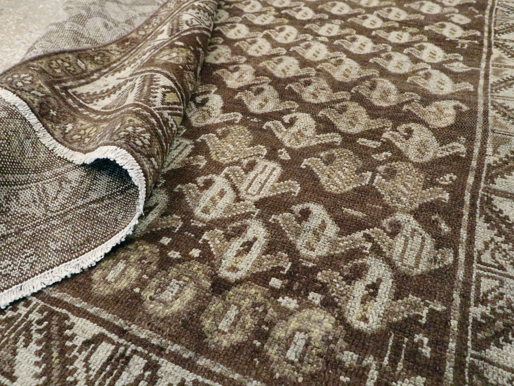 Antique Persian Kurdish Rug, No.21466 - Staging