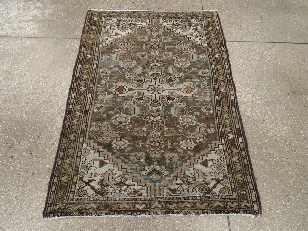 Antique Persian Malayer Rug, No.21474 - Staging