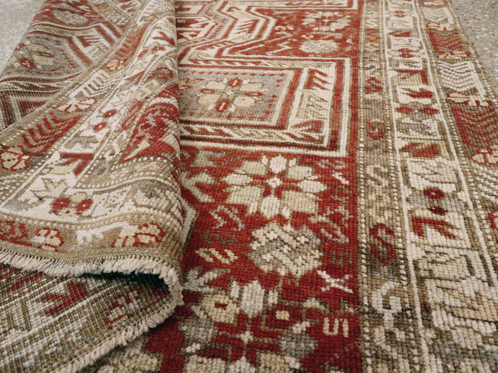 Antique Persian Kurdish Rug, No.21476 - Staging