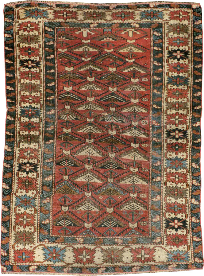Antique Shirvan Rug, No.21480 - Staging