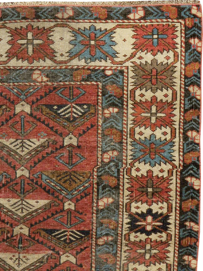 Antique Shirvan Rug, No.21480 - Staging