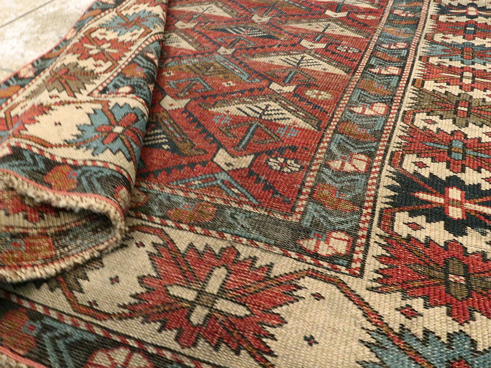 Antique Shirvan Rug, No.21480 - Staging