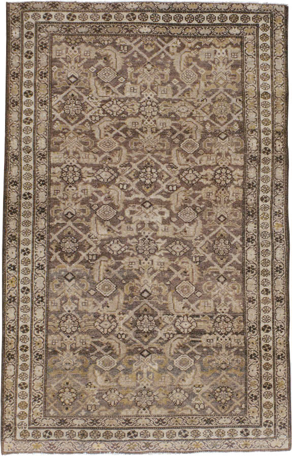 Antique Malayer Persian Rug, No.21482 - Staging