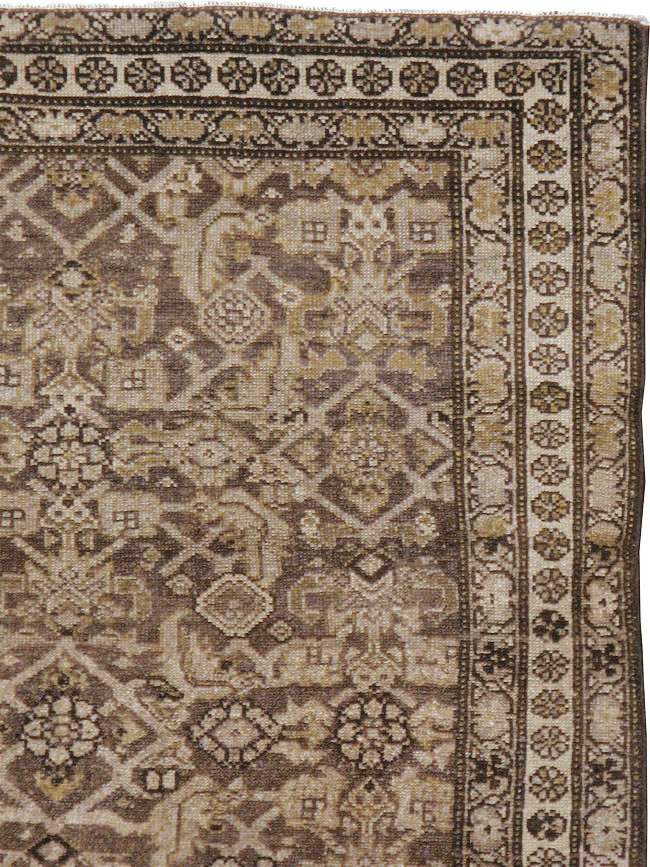 Antique Malayer Persian Rug, No.21482 - Staging
