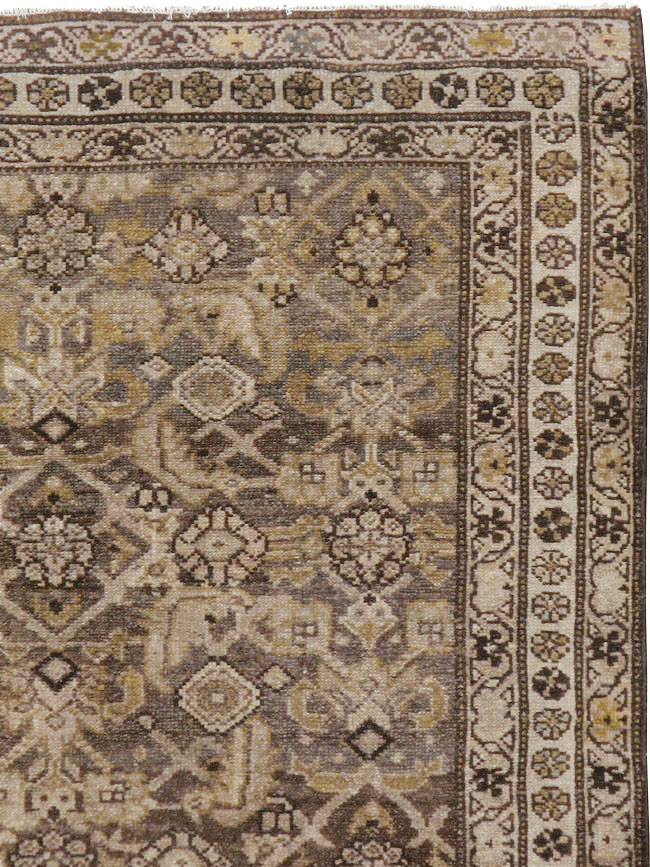 Antique Malayer Persian Rug, No.21482 - Staging