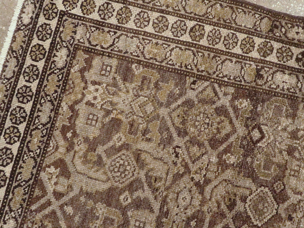 Antique Malayer Persian Rug, No.21482 - Staging