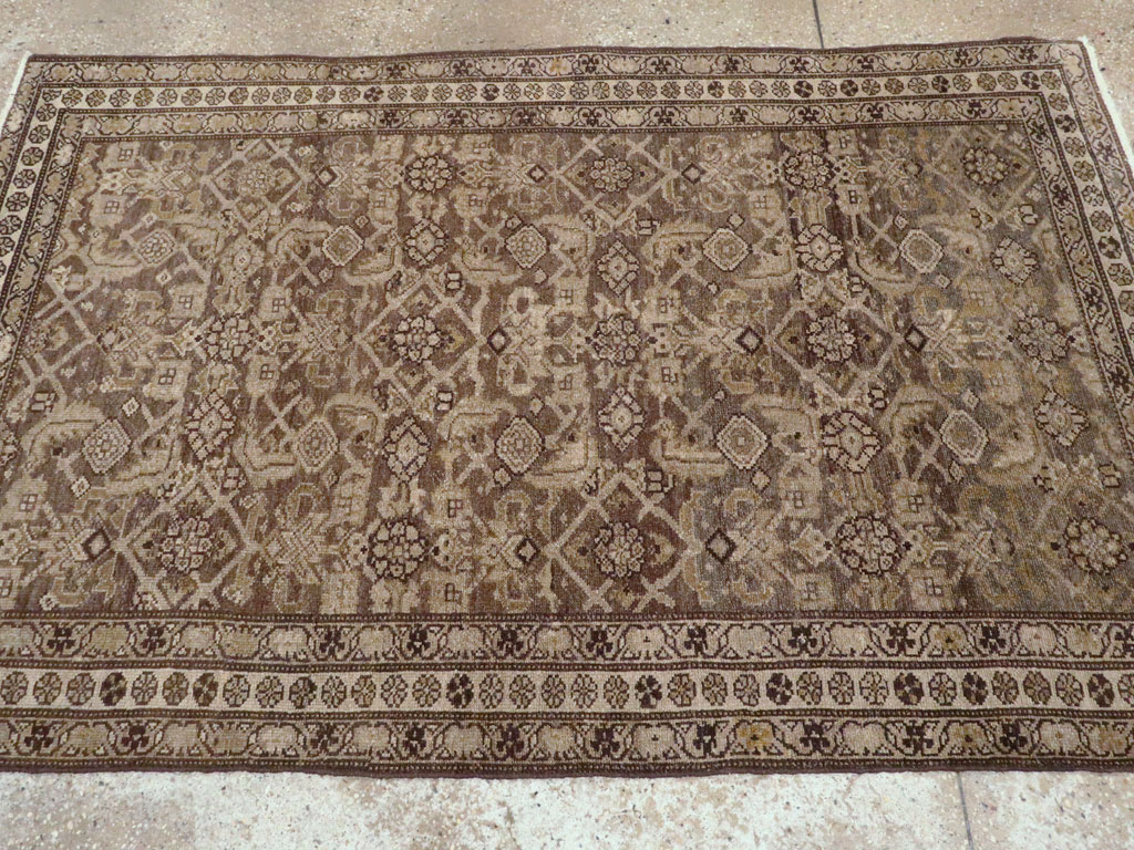 Antique Malayer Persian Rug, No.21482 - Staging