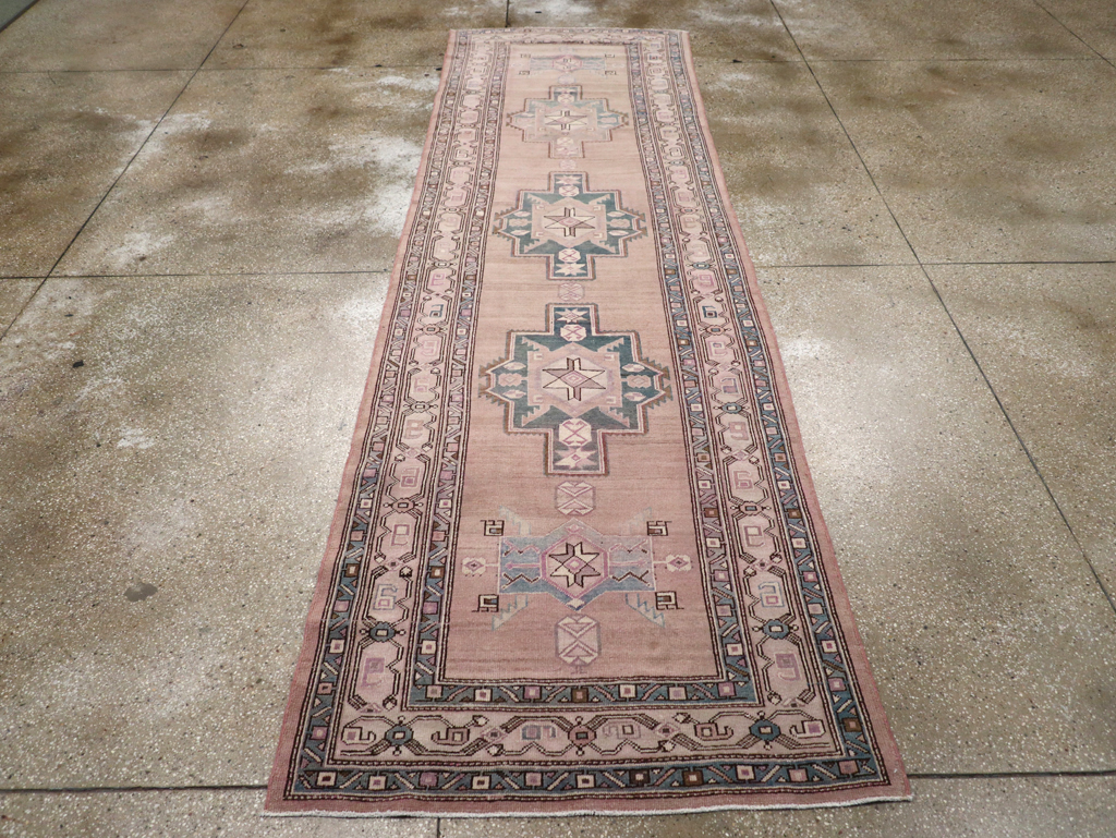 Antique Persian Northwest Runner, No.21490 - Staging