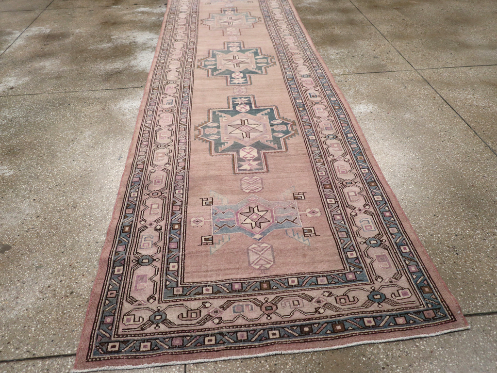 Antique Persian Northwest Runner, No.21490 - Staging
