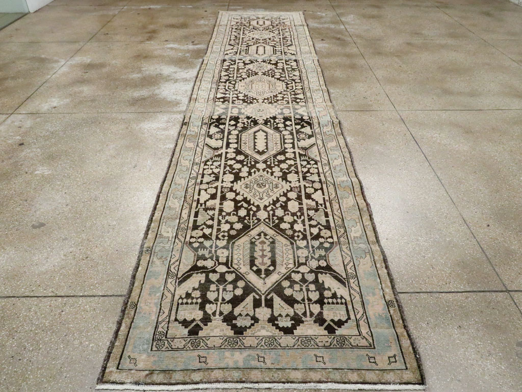 Antique Persian Malayer Runner, No.21502 - Staging