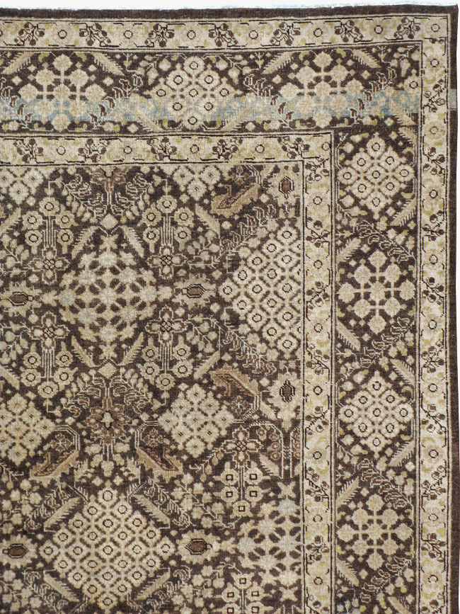 Antique Tabriz Carpet, No.21506 - Staging