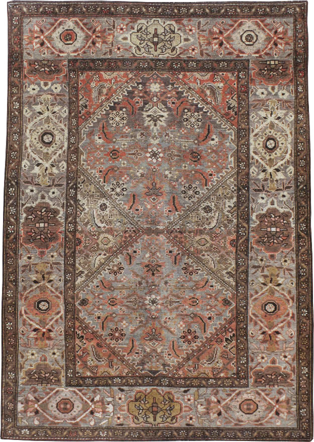 Antique Kurdish Rug, No.21512 - Staging