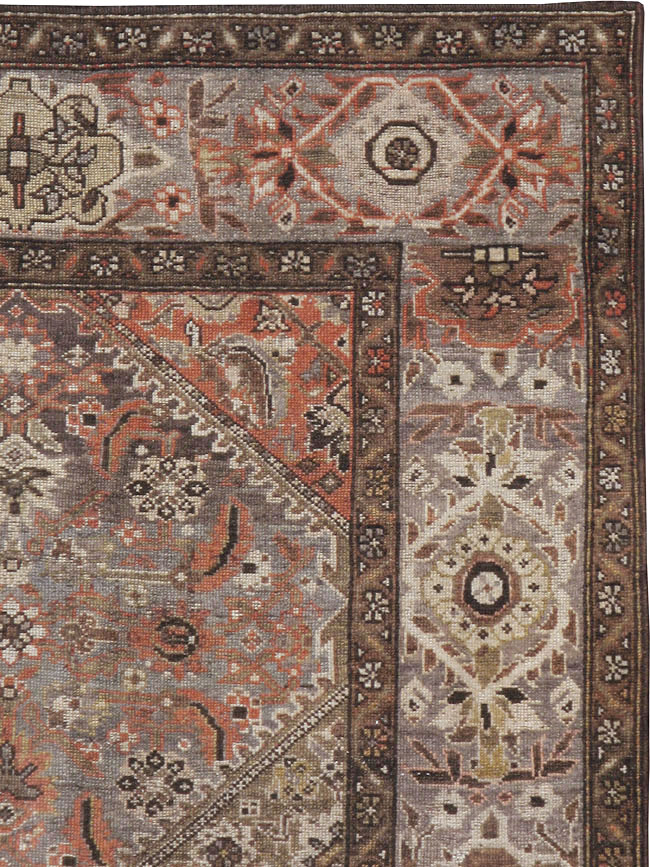 Antique Kurdish Rug, No.21512 - Staging