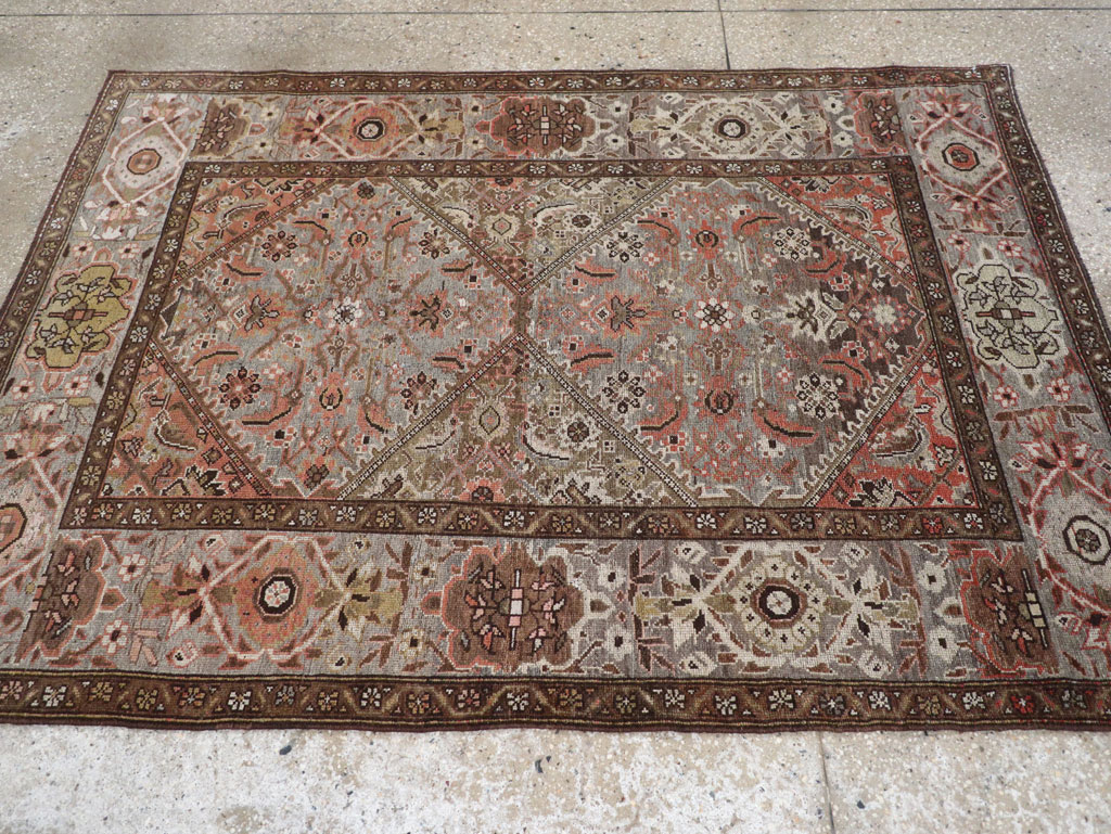 Antique Kurdish Rug, No.21512 - Staging