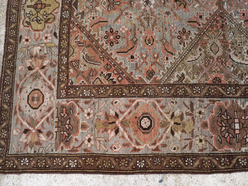 Antique Kurdish Rug, No.21512 - Staging