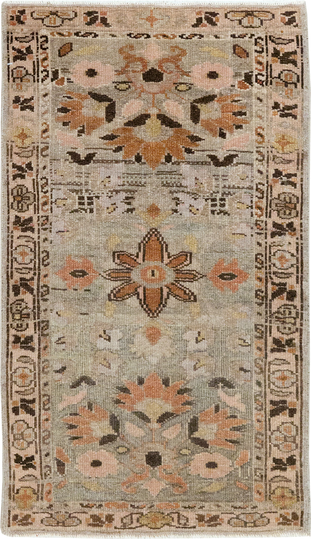 Antique Persian Kurdish Rug, No.21515 - Staging