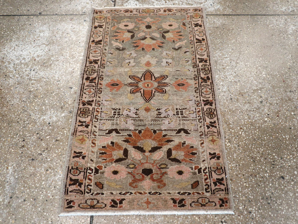 Antique Persian Kurdish Rug, No.21515 - Staging