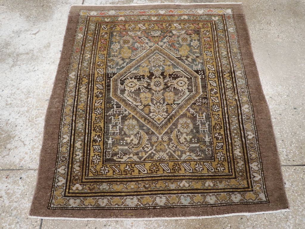 Antique Persian Kurdish Rug, No.21516 - Staging