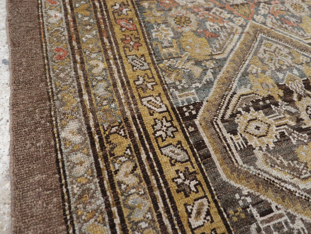 Antique Persian Kurdish Rug, No.21516 - Staging
