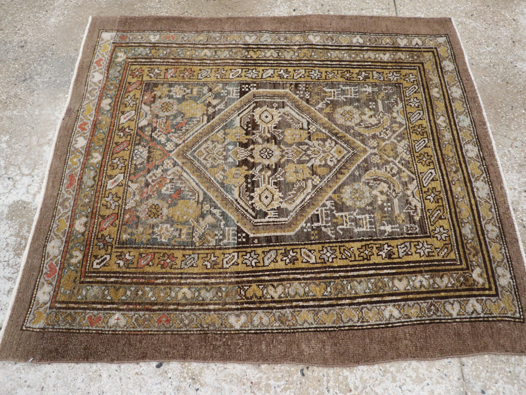 Antique Persian Kurdish Rug, No.21516 - Staging