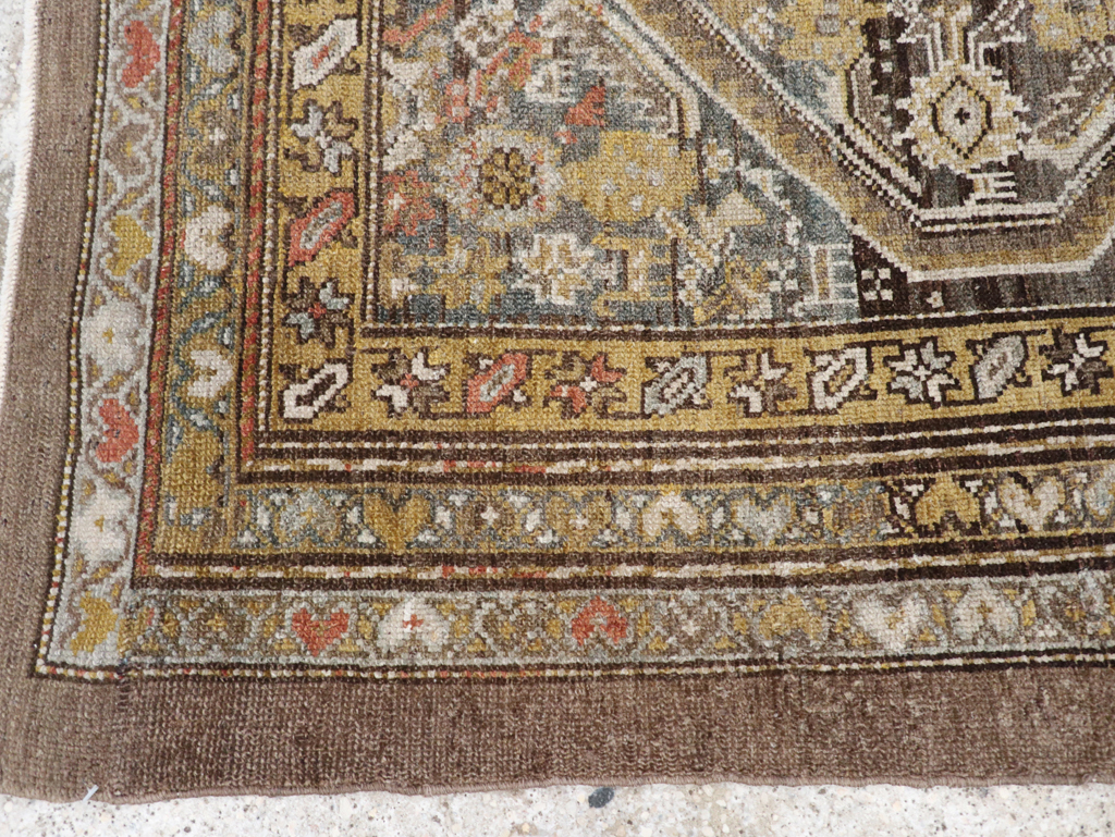 Antique Persian Kurdish Rug, No.21516 - Staging