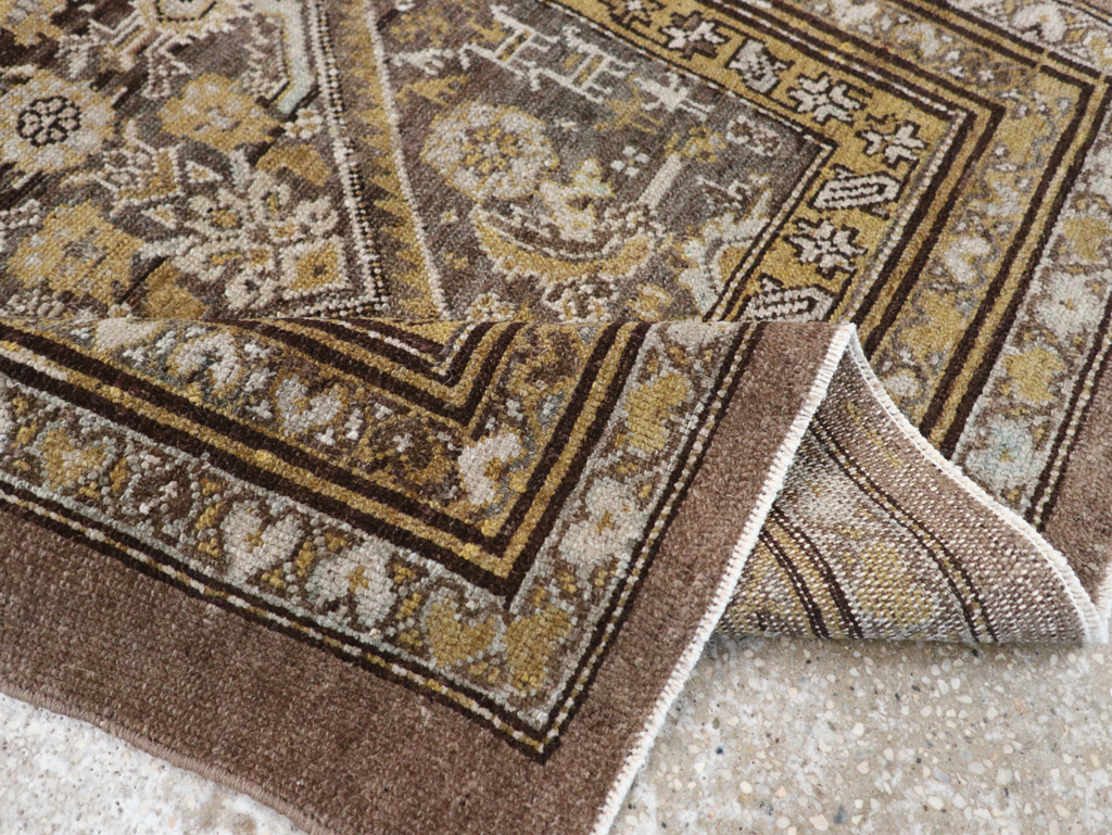 Antique Persian Kurdish Rug, No.21516 - Staging