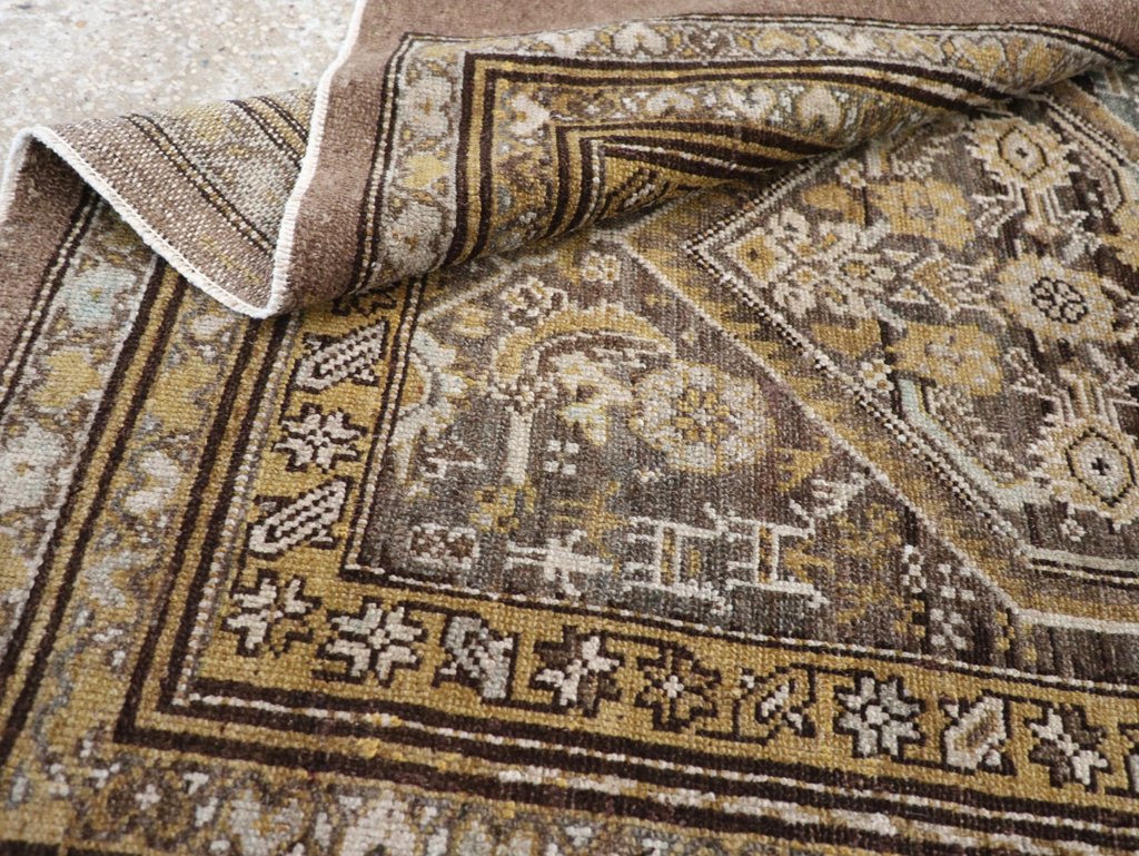 Antique Persian Kurdish Rug, No.21516 - Staging