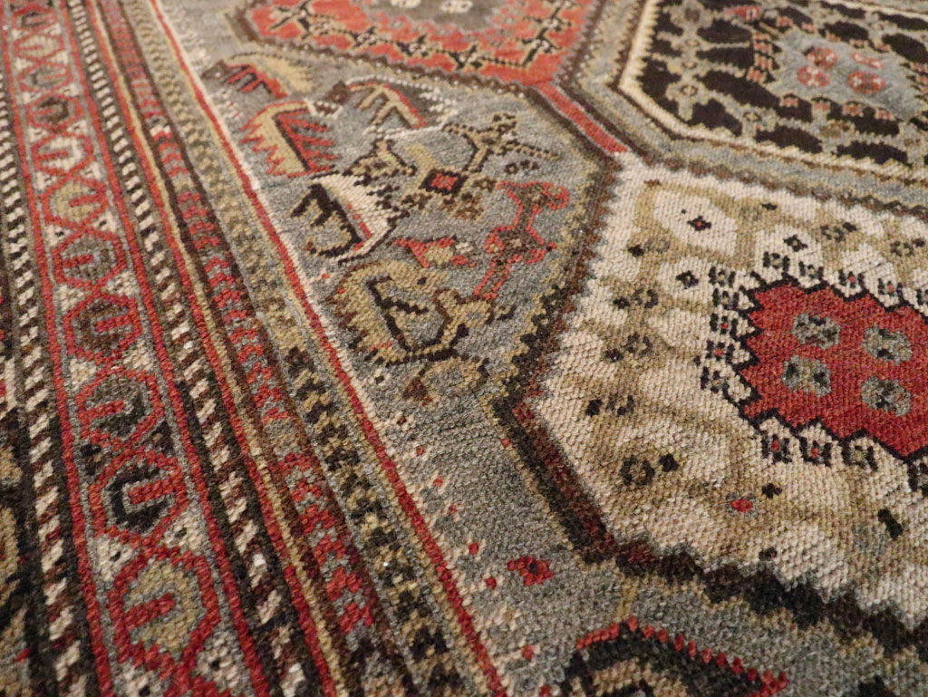 Antique Persian Afshar Rug, No.21517 - Staging