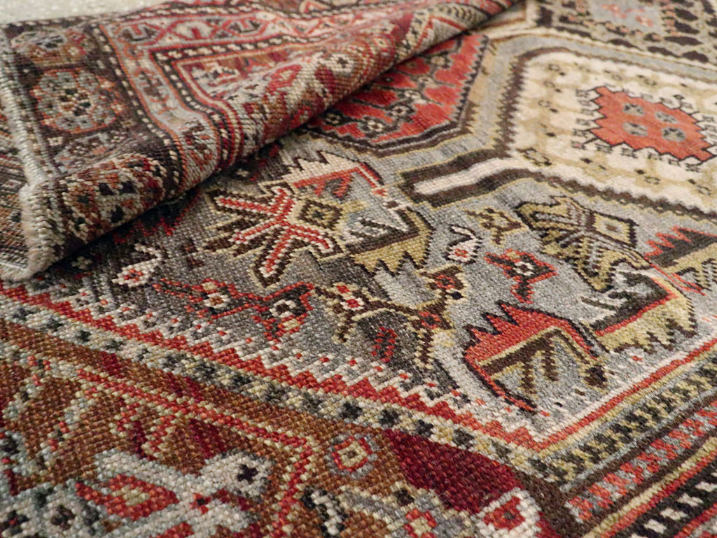Antique Persian Afshar Rug, No.21517 - Staging