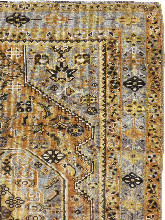 Vintage Persian Afshar Rug, No.21522 - Staging