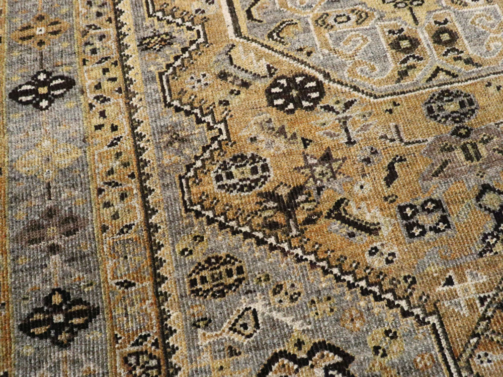 Vintage Persian Afshar Rug, No.21522 - Staging