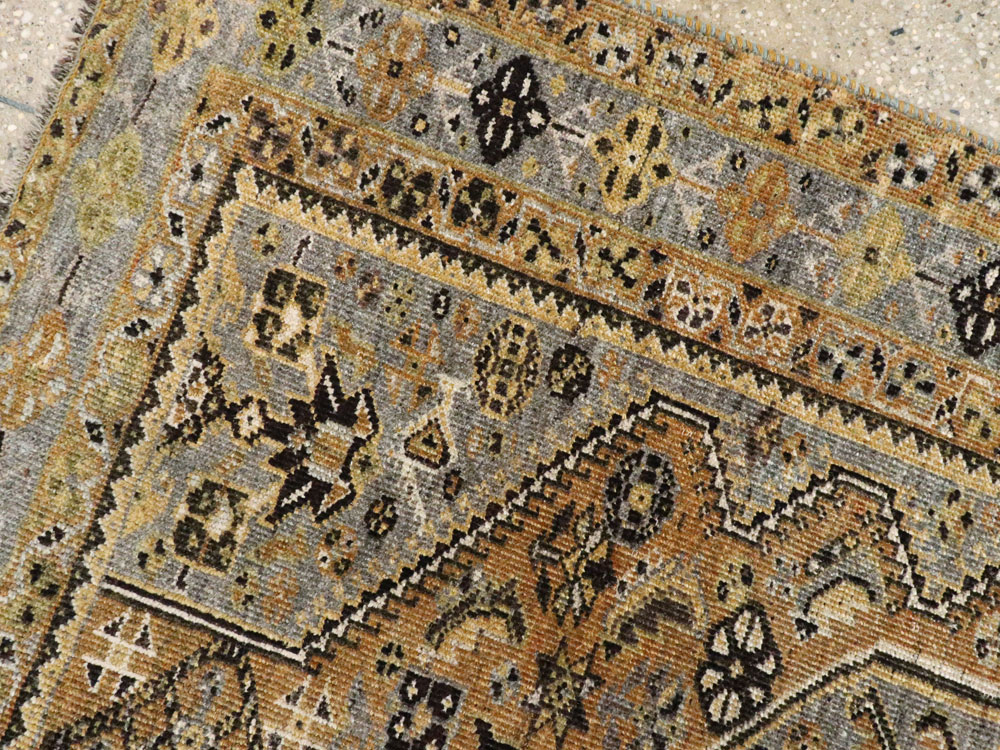 Vintage Persian Afshar Rug, No.21522 - Staging